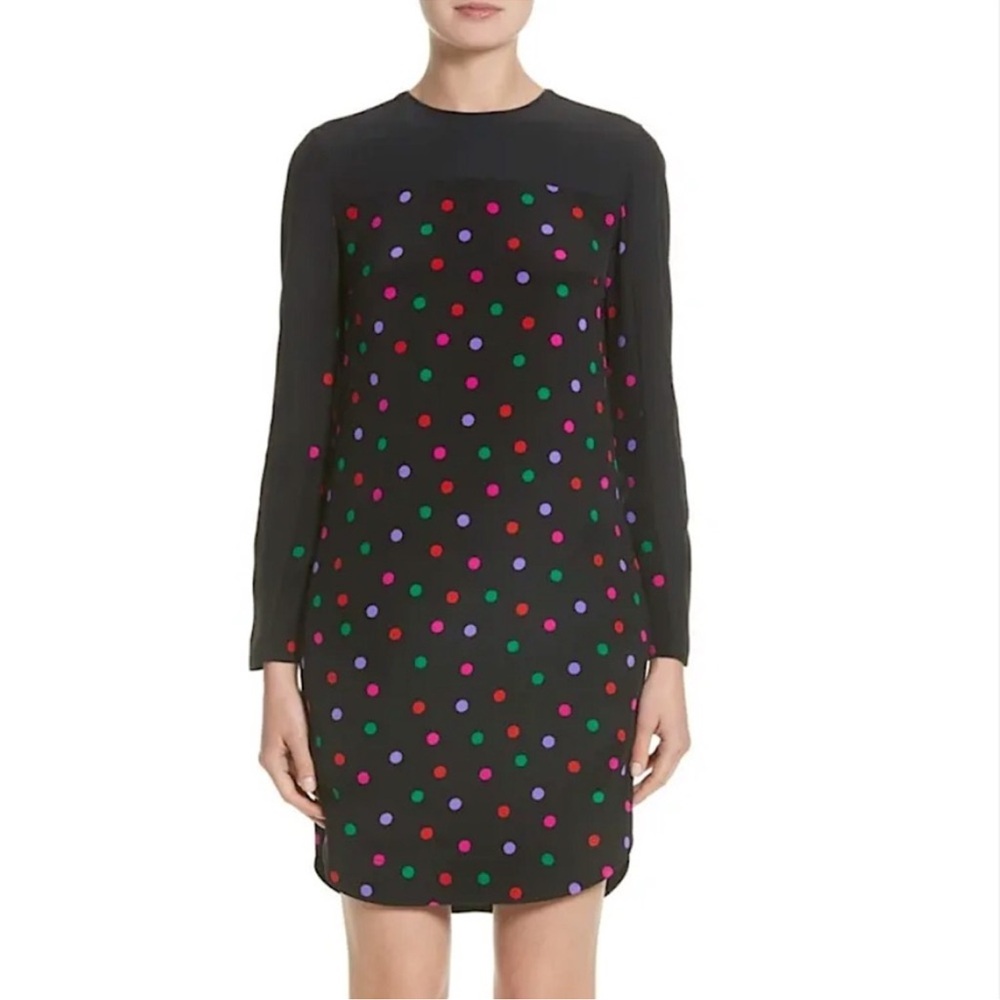 Akris Punto polka dot dress silk size Medium